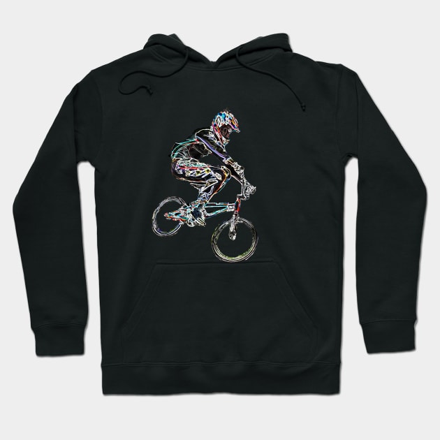 bmx Hoodie by rickylabellevie